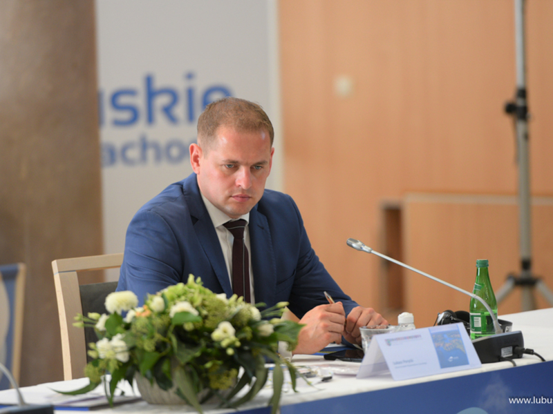 Wicemarszałek woj. lubuskiego Łukasz Porycki