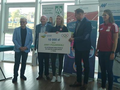 Wręczenie nagród za kwalifikację olimpijską