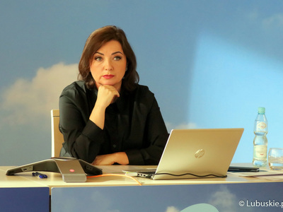Joanna Malon, dyr Departamentu Innowacji i Przedsiębiorczości podczas inauguracji Lubuskiego Forum Innowacji