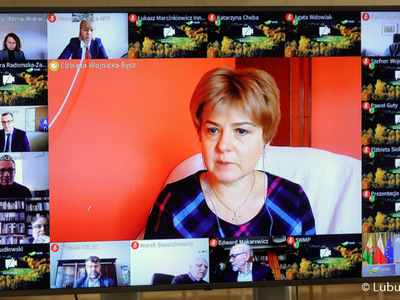 Inauguracja Lubuskiego Forum Innowacji. Na zdjęciu Elżbieta Wojnicka-Sycz,