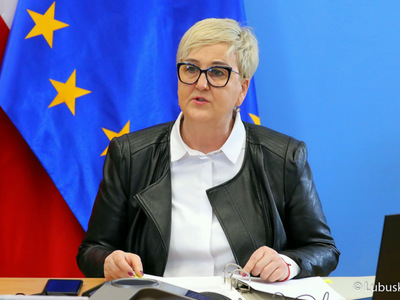 Sesja Sejmiku Województwa Lubuskiego - 15 marca 2021 r. Przewodnicząca Wioleta Haręźlak