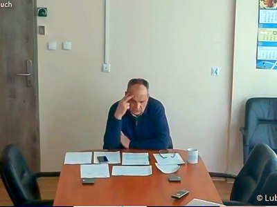 Konferencja prasowa nt. rozliczenia szpitali z NFZ oraz stanu epidemicznego w lubuskich lecznicach. Na zdjęciu prezes Wielospecjalistycznego Szpitala Wojewódzkiego w Gorzowie Wlkp., Jerzy Ostrouch.