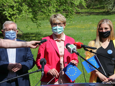 Śladami Unii Europejskiej - konferencja prasowa w Muzeum im. J. Dekerta w Gorzowie Wlkp.