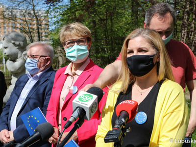 Śladami Unii Europejskiej - konferencja prasowa w Muzeum im. J. Dekerta w Gorzowie Wlkp.