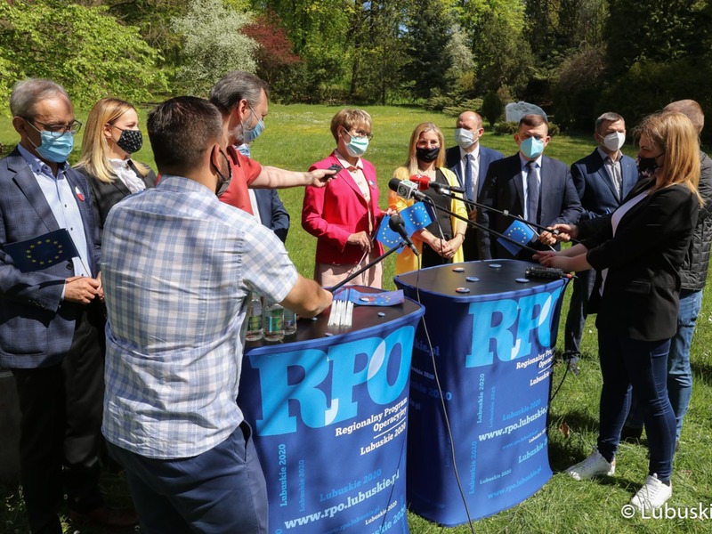 Śladami Unii Europejskiej - konferencja prasowa w Muzeum im. J. Dekerta w Gorzowie Wlkp.