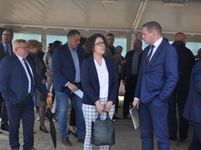 Wmurowanie aktu erekcyjnego pod budowę hali widowisko-sportowej w Gorzowie Wlkp.