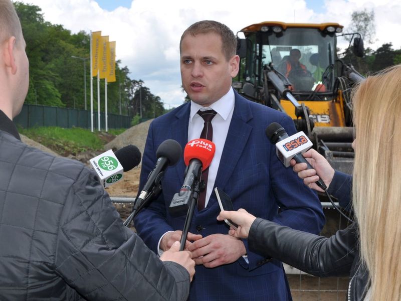 Wmurowanie aktu erekcyjnego pod budowę hali widowisko-sportowej w Gorzowie Wlkp.