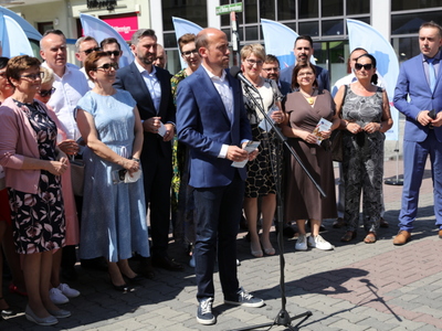 Piknik zdrowia na zielonogórskim deptaku