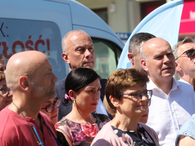 Piknik zdrowia na zielonogórskim deptaku
