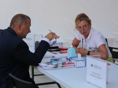 Piknik zdrowia na zielonogórskim deptaku