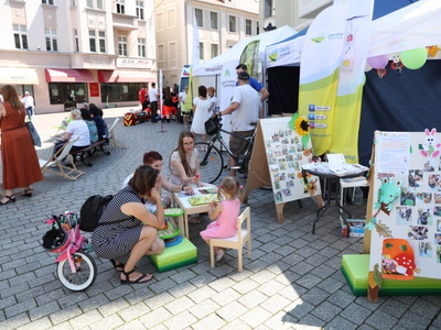 Piknik zdrowia na zielonogórskim deptaku