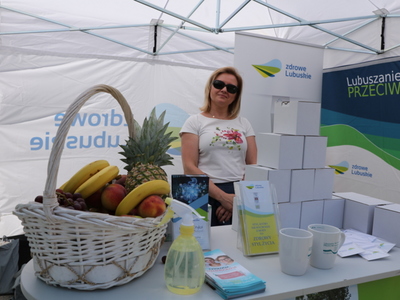 Piknik zdrowia na zielonogórskim deptaku
