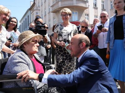 Piknik zdrowia na zielonogórskim deptaku