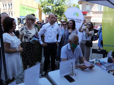 Piknik zdrowia na zielonogórskim deptaku