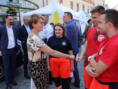 Piknik zdrowia na zielonogórskim deptaku