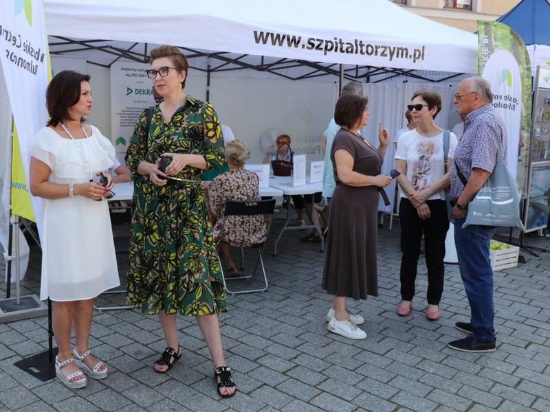 Piknik zdrowia na zielonogórskim deptaku