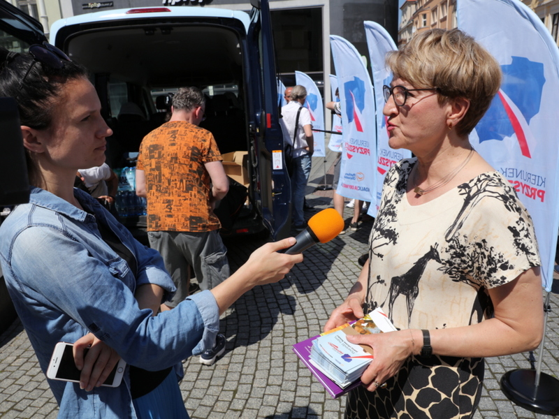 Piknik zdrowia na zielonogórskim deptaku