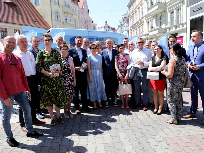 Piknik zdrowia na zielonogórskim deptaku