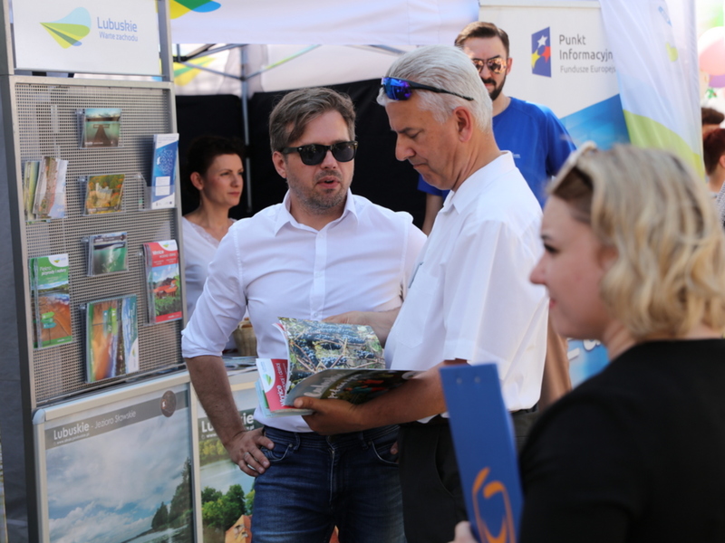 Piknik zdrowia na zielonogórskim deptaku