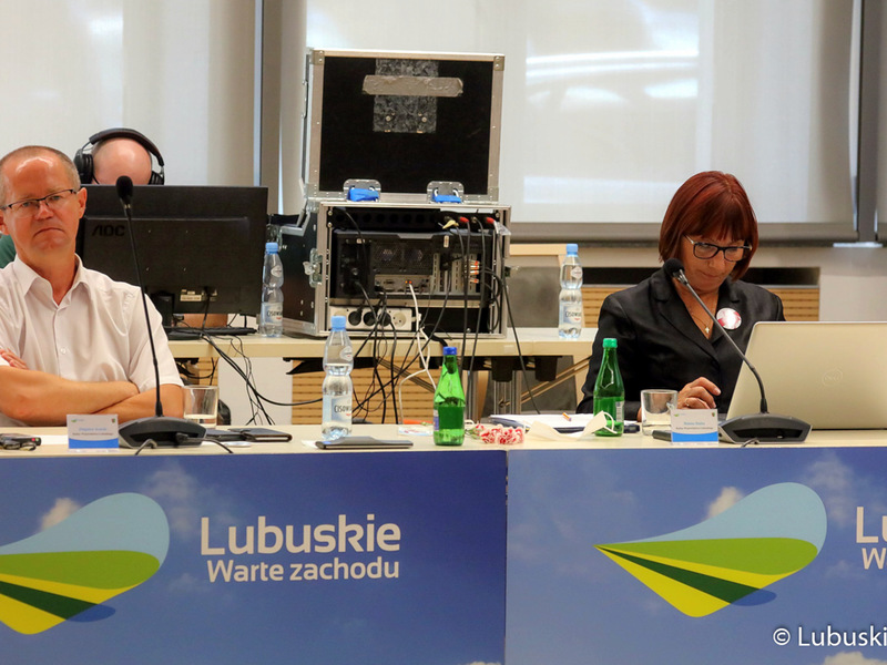 XXXIII Sesja Sejmiku Województwa Lubuskiego w Zielonej Górze.