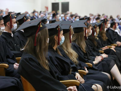 Gala absolutoryjna pierwszego rocznika kierunku lekarskiego Wydziału Lekarskiego i Nauk o Zdrowiu Collegium Medicum Uniwersytetu Zielonogórskiego. 