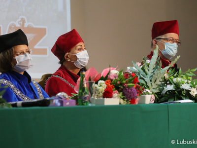 Gala absolutoryjna pierwszego rocznika kierunku lekarskiego Wydziału Lekarskiego i Nauk o Zdrowiu Collegium Medicum Uniwersytetu Zielonogórskiego. 