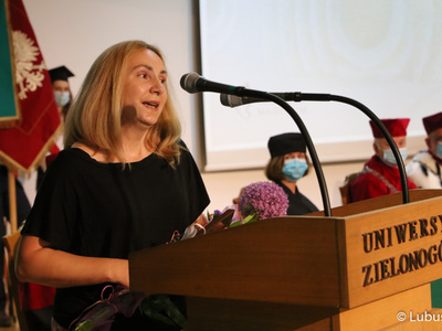 Gala absolutoryjna pierwszego rocznika kierunku lekarskiego Wydziału Lekarskiego i Nauk o Zdrowiu Collegium Medicum Uniwersytetu Zielonogórskiego. 