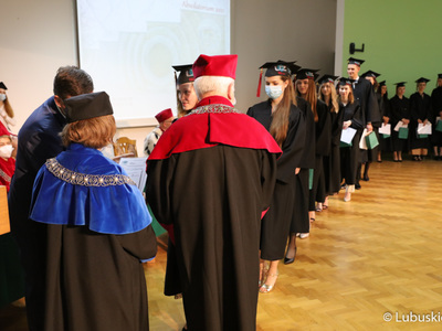 Gala absolutoryjna pierwszego rocznika kierunku lekarskiego Wydziału Lekarskiego i Nauk o Zdrowiu Collegium Medicum Uniwersytetu Zielonogórskiego. 