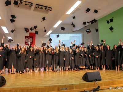 Gala absolutoryjna pierwszego rocznika kierunku lekarskiego Wydziału Lekarskiego i Nauk o Zdrowiu Collegium Medicum Uniwersytetu Zielonogórskiego. 
