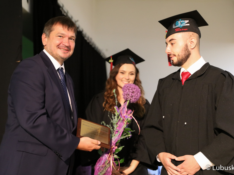Gala absolutoryjna pierwszego rocznika kierunku lekarskiego Wydziału Lekarskiego i Nauk o Zdrowiu Collegium Medicum Uniwersytetu Zielonogórskiego.