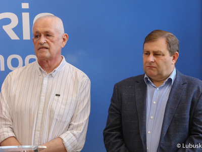 Konferencja prasowa "Festiwale filmowe i muzyczne lubuską marką", podczas której podpisano umowy na dofinansowanie festiwali: Muzyka w Raju oraz Lubuskie Lato Filmowe. 