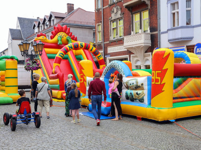 Podczas Lubuskiego Pikniku Zdrowia w Świebodzinie nie zabrakło atrakcji dla najmłodszych