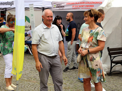 Radny woj. lubuskiego Zbigniew Jan Kołodziej na Lubuskim Pikniku Zdrowia w Świebodzinie 