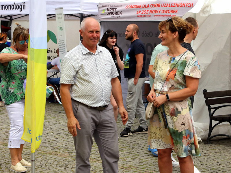 Radny woj. lubuskiego Zbigniew Jan Kołodziej na Lubuskim Pikniku Zdrowia w Świebodzinie
