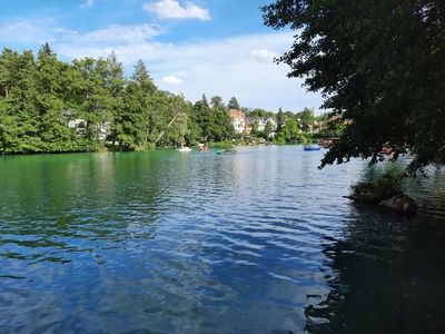 Jezioro Trześniowskie. Łagów. Sierpień 2021. Fot. Tomasz Gazarkiewicz