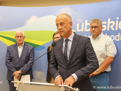 Marcin Jabłoński na konferencji prasowej