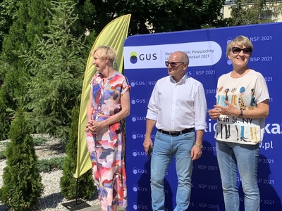 marszałek Elżbieta Anna Polak, dyrektor Roman Fedak oraz wójt Trzebiechowa