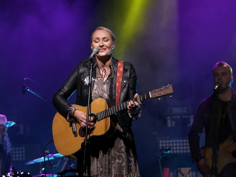 Koncert Anity Lipnickiej podczas Święta Województwa Lubuskiego w Zaborze