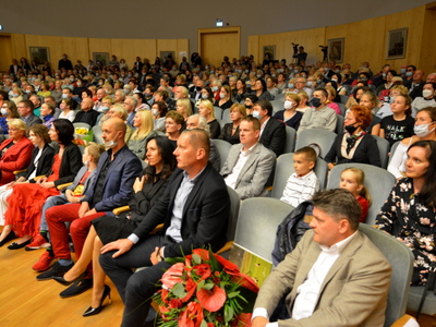 Ludzie na widowni. 