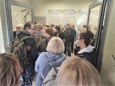 Tłum gości w Lubuskim Centrum Winiarstwa