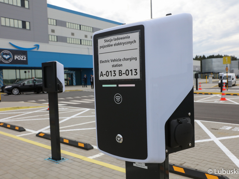Robotyczne centrum logistyczne firmy Amazon w Świebodzinie.