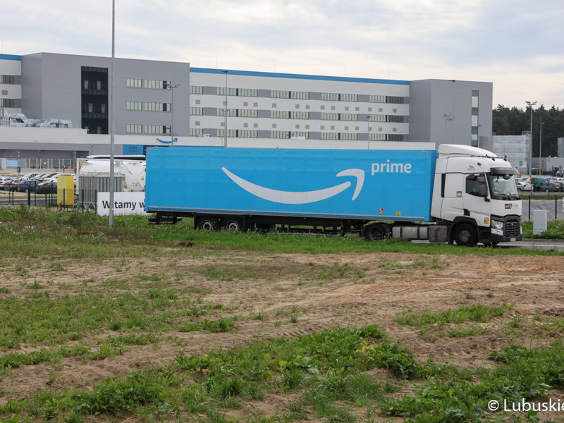 Robotyczne centrum logistyczne firmy Amazon w Świebodzinie.