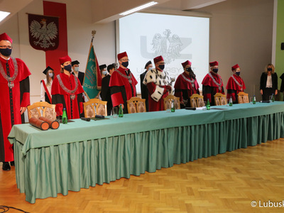 Inauguracja roku akademickiego 2021/2022 na Uniwersytecie Zielonogórskim
