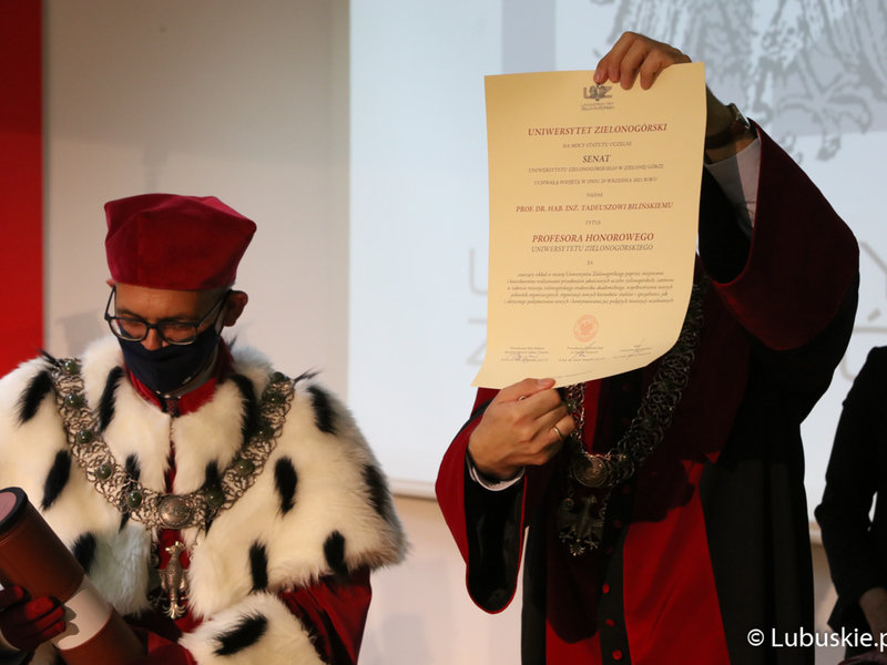 Inauguracja roku akademickiego 2021/2022 na Uniwersytecie Zielonogórskim