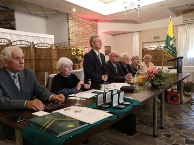 Zebranie Okręgowej Rady Polskiego Związku Działkowców w Zielonej Górze połączone z jubileuszem 40-lecia Polskiego Związku Działkowców.  