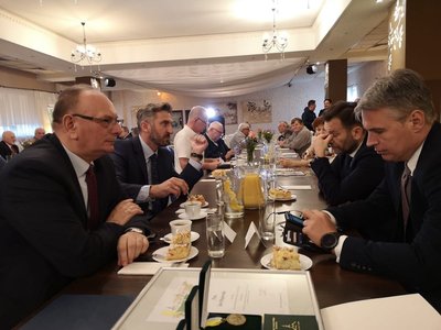 Zebranie Okręgowej Rady Polskiego Związku Działkowców w Zielonej Górze połączone z jubileuszem 40-lecia Polskiego Związku Działkowców.  