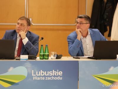 Radni wojewódzcy podczas XXXVI Sesji Sejmiku Województwa Lubuskiego 