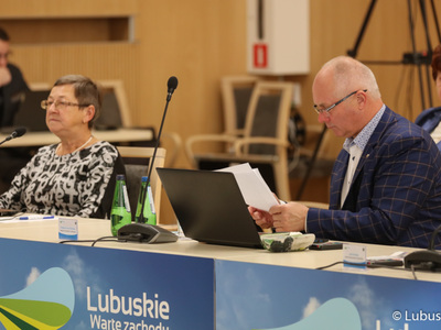Radni wojewódzcy podczas XXXVI Sesji Sejmiku Województwa Lubuskiego 