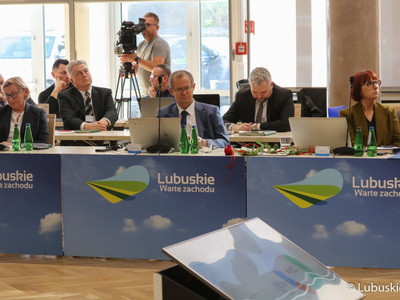 Radni wojewódzcy podczas XXXVI Sesji Sejmiku Województwa Lubuskiego 