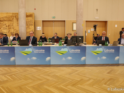 Radni wojewódzcy podczas XXXVI Sesji Sejmiku Województwa Lubuskiego 